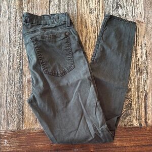 7 for All Mankind Dark Green Denim Jeans | Size 29